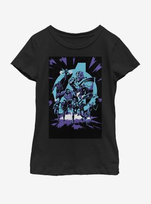 Marvel Avengers: Endgame Avengers Pop Art Youth Girls T-Shirt