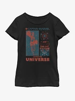 Marvel Avengers: Endgame Goose and Captain Collage Youth Girls T-Shirt