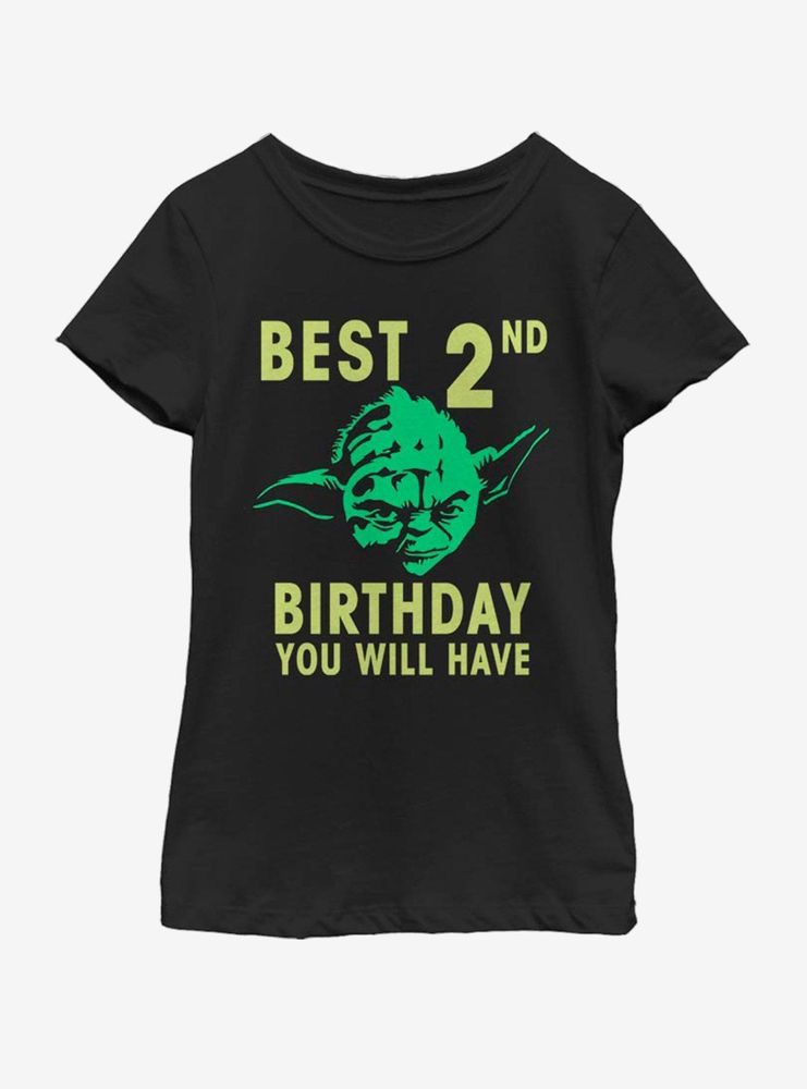 Star Wars Yoda Second Youth Girls T-Shirt