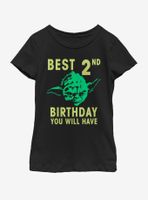 Star Wars Yoda Second Youth Girls T-Shirt