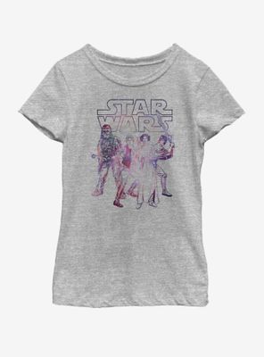 Star Wars Rebel Group Youth Girls T-Shirt