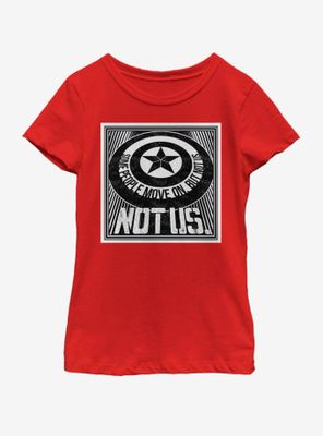 Marvel Avengers: Endgame Not Us Youth Girls T-Shirt