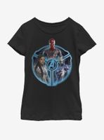 Marvel Avengers: Endgame Trio Sigil Youth Girls T-Shirt