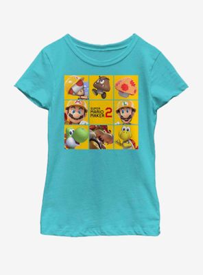 Nintendo Unit Square Youth Girls T-Shirt