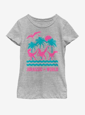 Jurassic World Tropical Island Youth Girls T-Shirt