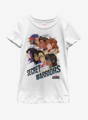 Marvel Silhouette Squad Youth Girls T-Shirt