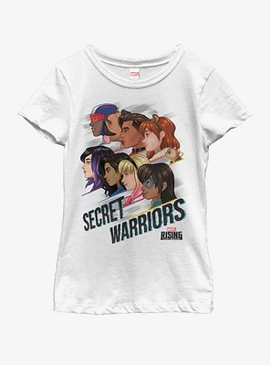 Marvel Silhouette Squad Youth Girls T-Shirt