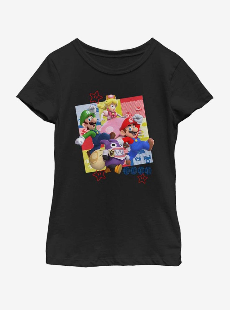 Nintendo Two Tone Jum Youth Girls T-Shirt