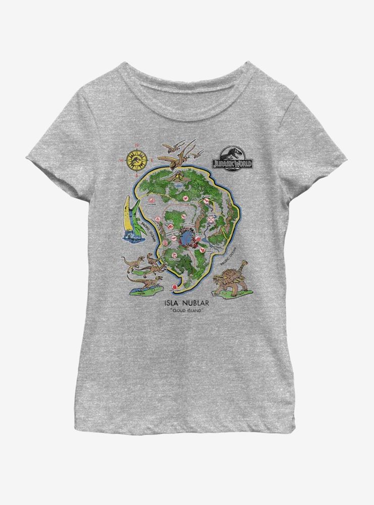 Jurassic Park ISLA NUBLAR Youth Girls T-Shirt