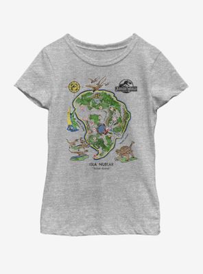 Jurassic Park ISLA NUBLAR Youth Girls T-Shirt
