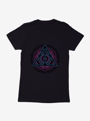 Harry Potter Deathly Hallows Symbols Womens T-Shirt