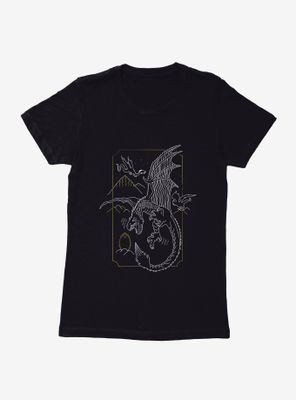 Harry Potter Dragon Flight Womens T-Shirt
