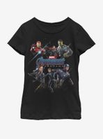 Marvel Avengers: Endgame Heros Logo Youth Girls T-Shirt