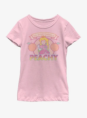 Nintendo Peach Oh Youth Girls T-Shirt