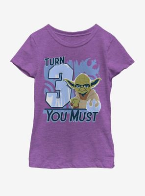 Star Wars Turn 3 You Must Youth Girls T-Shirt