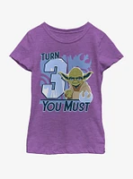 Star Wars Turn 3 You Must Youth Girls T-Shirt