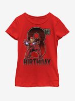 Marvel Ironman 8th Bday Youth Girls T-Shirt