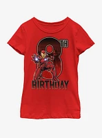 Marvel Ironman 8th Bday Youth Girls T-Shirt