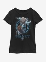 Marvel Avengers: Endgame Cap Worthy Youth Girls T-Shirt