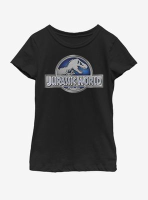 Jurassic World Simple Logo Youth Girls T-Shirt