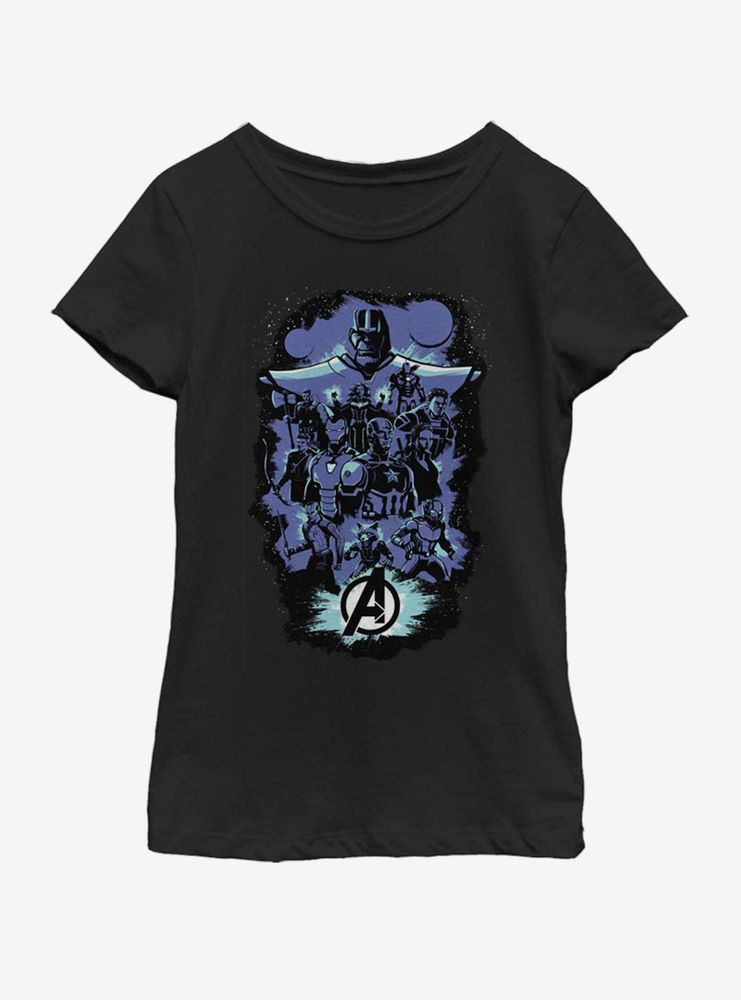 Marvel Avengers: ENDGAME Pop Art Youth Girls T-Shirt