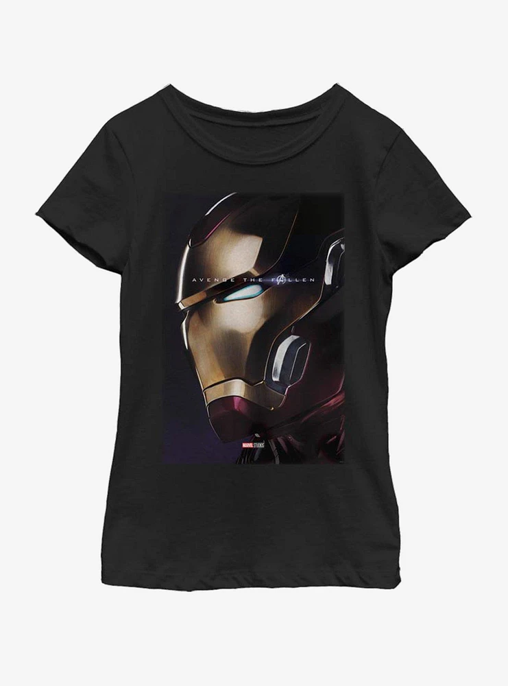 Marvel Avengers: Endgame Iron Man Profile Youth Girls T-Shirt