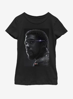 Marvel Avengers: Endgame Avenge Black Panther Youth Girls T-Shirt