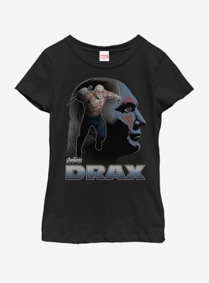 Marvel Avengers Infinity War Drax Sil Youth Girls T-Shirt