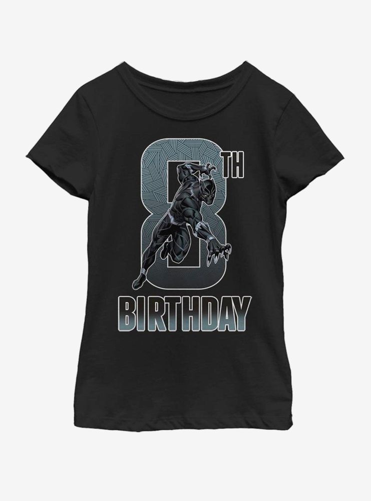 Marvel Black Panther 8th Bday Youth Girls T-Shirt