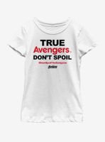 Marvel Avengers: Endgame Do Not Spoil Youth Girls T-Shirt