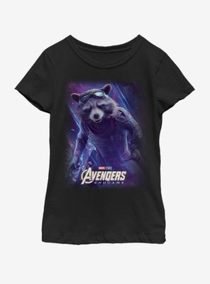 Marvel Avengers: Endgame Space Raccon Youth Girls T-Shirt
