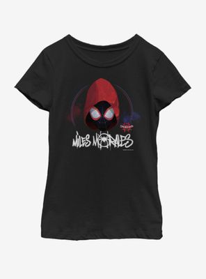 Marvel Spiderman Hooded Miles Youth Girls T-Shirt