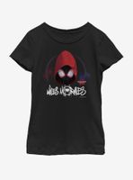 Marvel Spiderman Hooded Miles Youth Girls T-Shirt