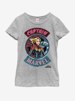 Marvel Captain Patches Youth Girls T-Shirt