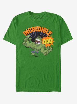 Marvel Hulk Incredible Dad Retro T-Shirt