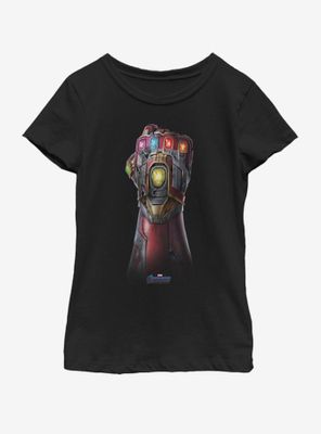 Marvel Avengers: Endgame Iron Gauntlet Youth Girls T-Shirt