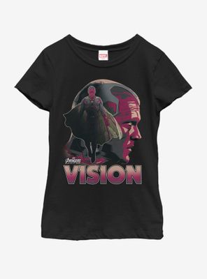 Marvel Avengers Infinity War Vision Sil Youth Girls T-Shirt