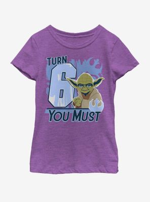 Star Wars Turn 6 You Must Youth Girls T-Shirt