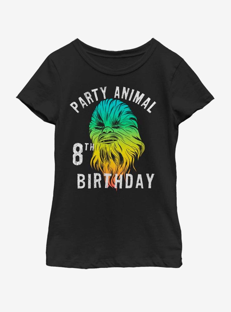 Star Wars Chewie Birthday Eight Youth Girls T-Shirt