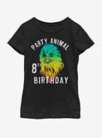 Star Wars Chewie Birthday Eight Youth Girls T-Shirt