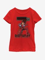 Marvel Ironman 7th Bday Youth Girls T-Shirt