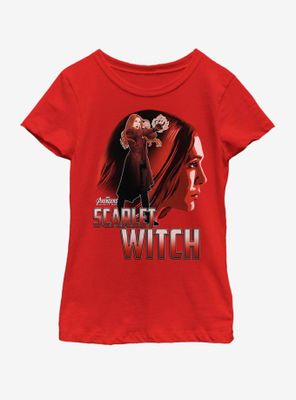 Marvel Avengers Infinity War Scarlet Witch Sil Youth Girls T-Shirt