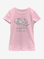 Star Wars Vintage Youth Girls T-Shirt