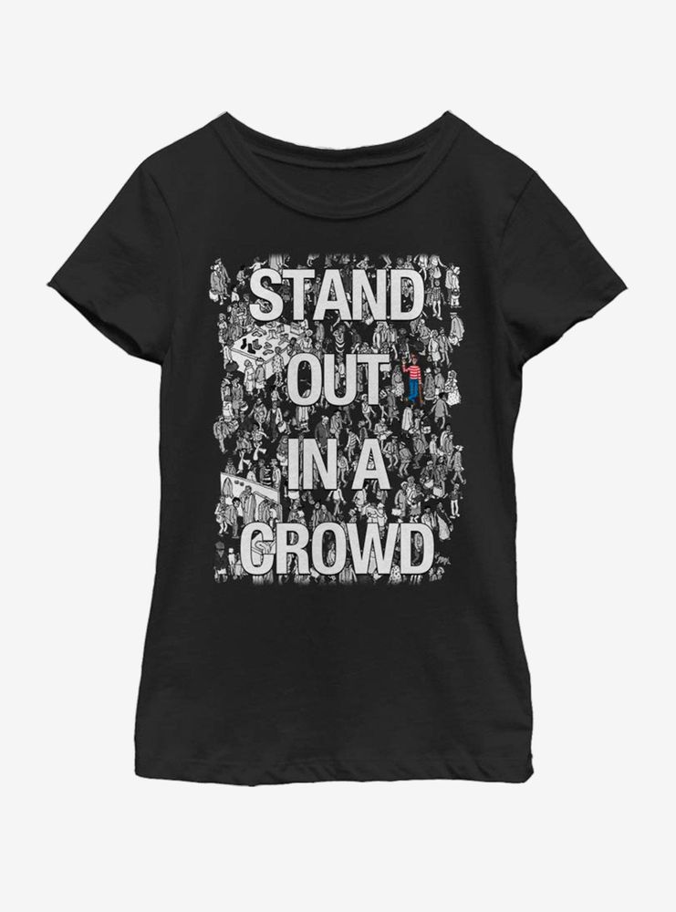 Where's Waldo Stand Out Youth Girls T-Shirt