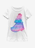 Nintendo Watercolor Ombre Peach Youth Girls T-Shirt