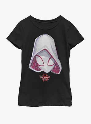 Marvel Spiderman Gwen Face Youth Girls T-Shirt