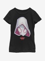 Marvel Spiderman Gwen Face Youth Girls T-Shirt