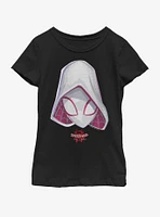 Marvel Spiderman Gwen Face Youth Girls T-Shirt