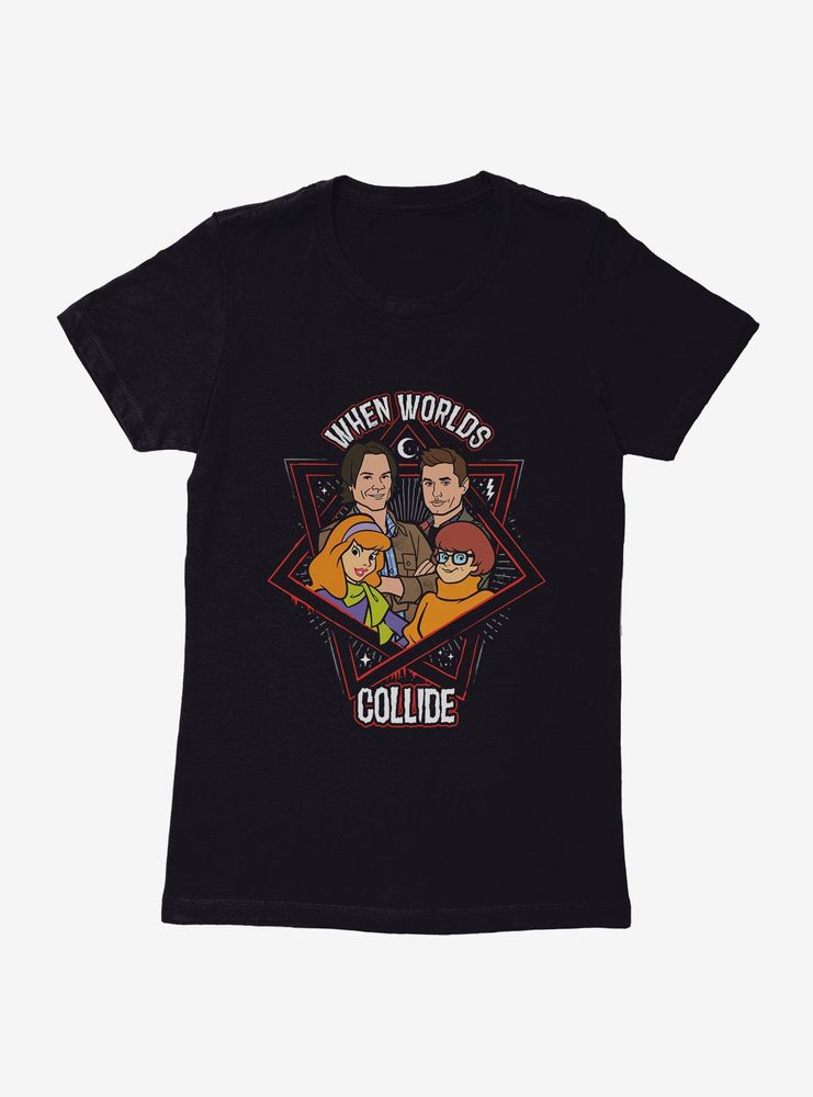 Supernatural Scoobynatural Worlds Collide Womens T-Shirt