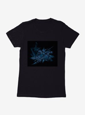 Supernatural Blue Pentagram Womens T-Shirt